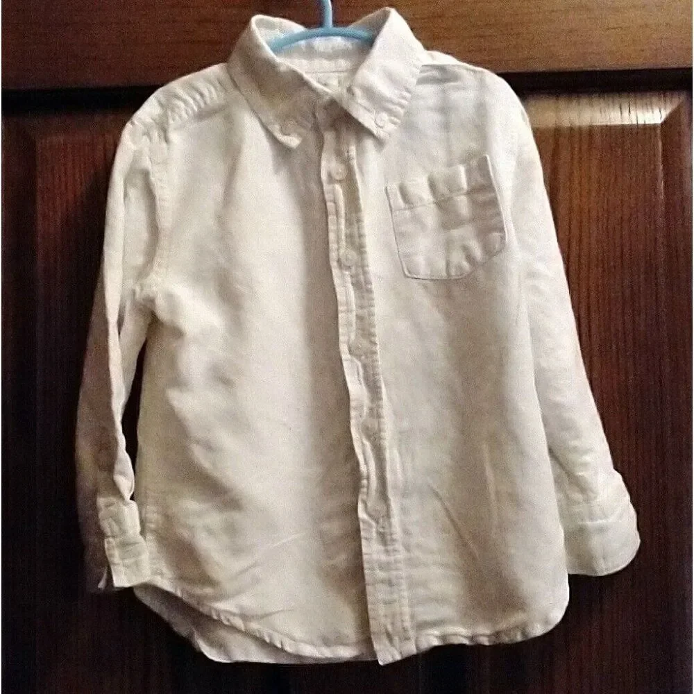 XS Gymboree White Button Down Shirt